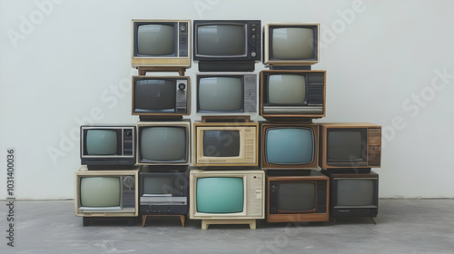 A collection of vintage tel...