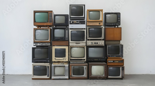A collection of vintage tel...