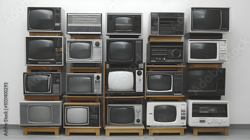 A collection of vintage tel...