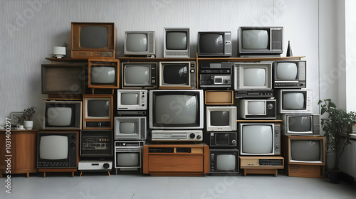 A collection of vintage tel...