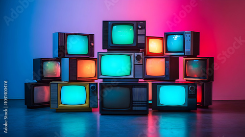 A collection of vintage tel...