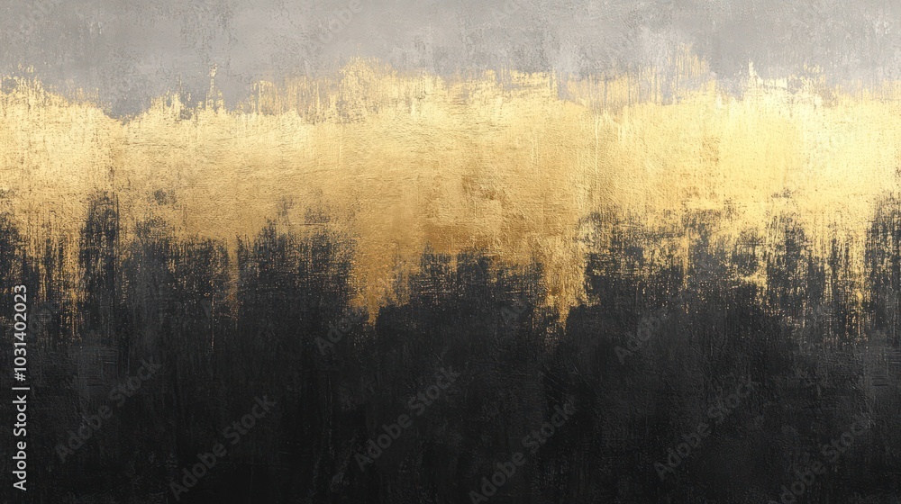 Abstract Gold and Black Texture Abstract Gold and Black Texture