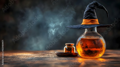 A mystical scene featuring ...