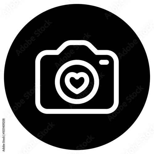 Editable wedding photography vector icon. Wedding, valentine, love, celebration. Part of a big icon set family. Perfect for web and app interfaces, presentations, infographics, etc