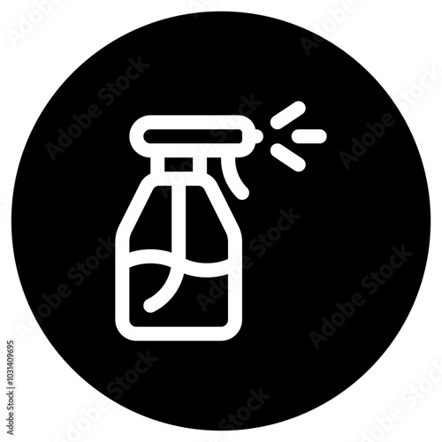 Editable water sprayer, spray bottle vector icon. Gardening, lanscaping, hygiene. Part of a big icon set family. Perfect for web and app interfaces, presentations, infographics, etc photo