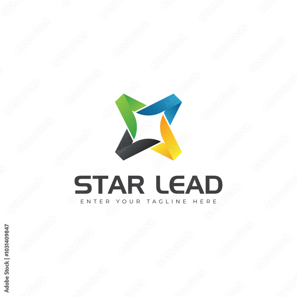 Star V logo design concept. Monogram logo design Star V logo design concept. Monogram logo design