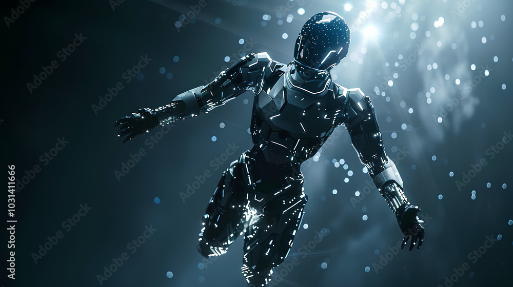 smart human robot with modern technology smart human robot with modern technology