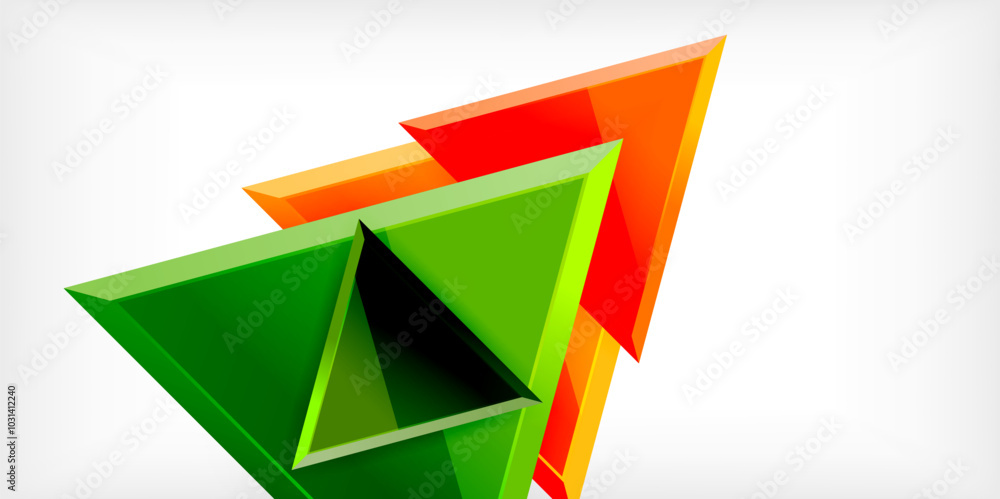 Abstract background - glossy triangles. Vector Illustration For Wallpaper, Banner, Background, Card, Book Illustration, landing page Abstract background - glossy triangles. Vector Illustration For Wallpaper, Banner, Background, Card, Book Illustration, landing page