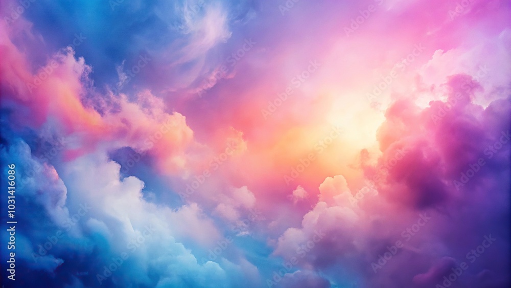 Soft and dreamy gradient background with blurry cloud texture Soft and dreamy gradient background with blurry cloud texture