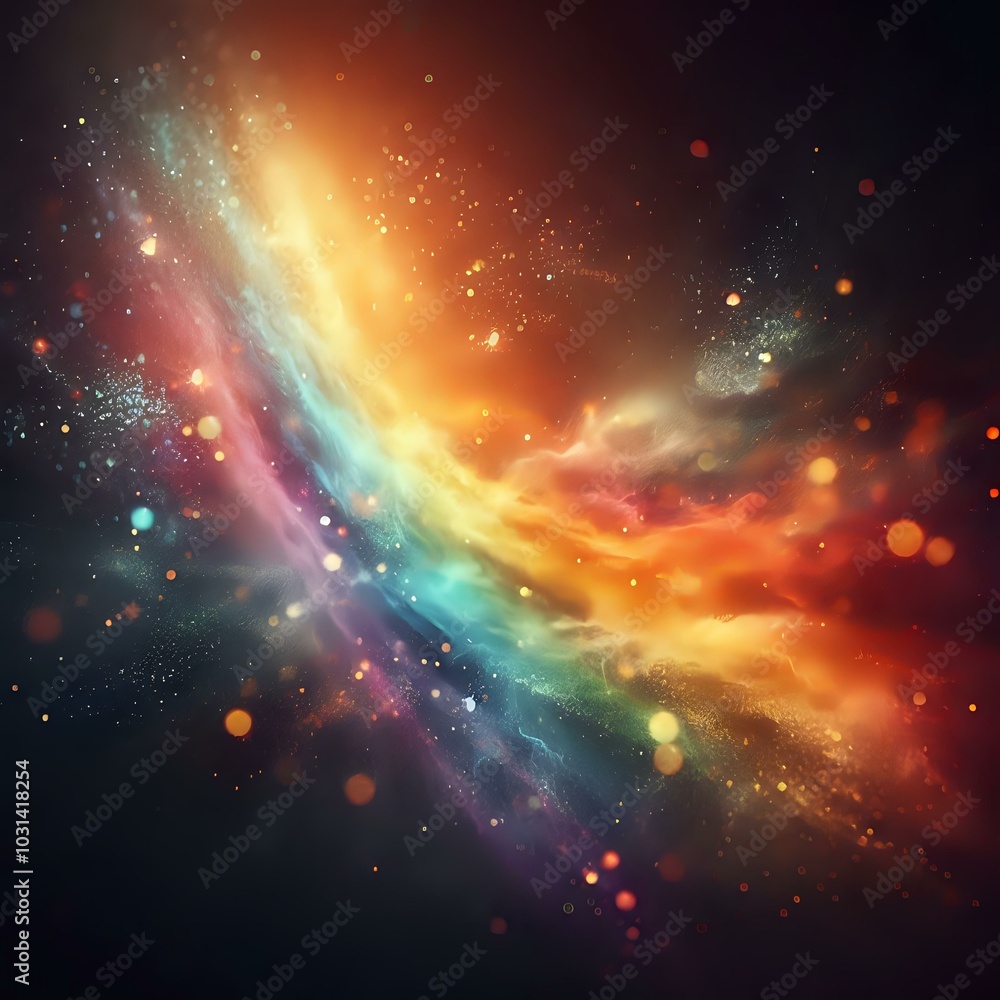 Obraz premium Cosmic Light Burst