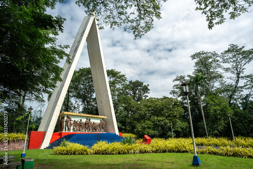 World War II Death March Memorial Shrine at Tarlac, Philippines 