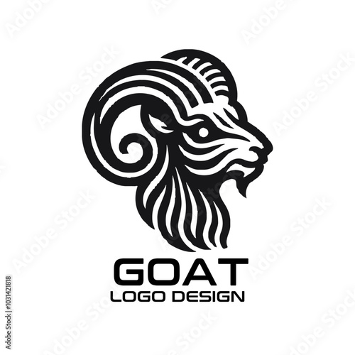 Goat Vector Logo Design