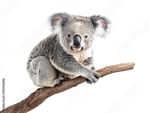 Obraz na płótnie koala isolated on white background