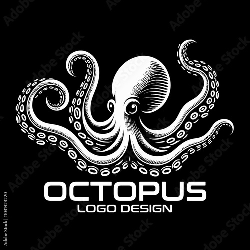 Octopus Vector Logo Design
