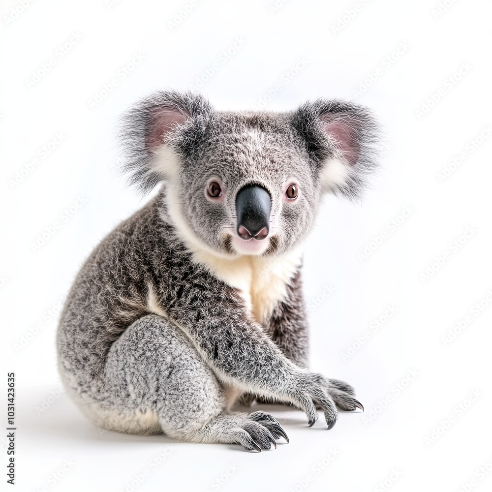 Fototapeta premium koala isolated on white background