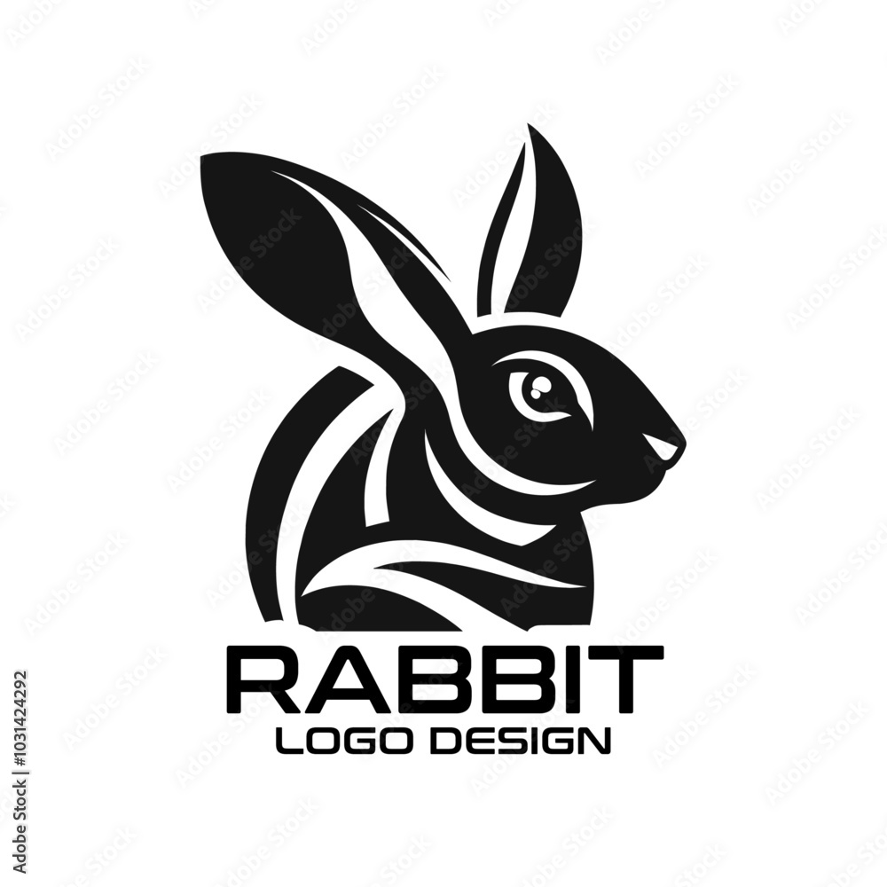 Fototapeta premium Rabbit Vector Logo Design