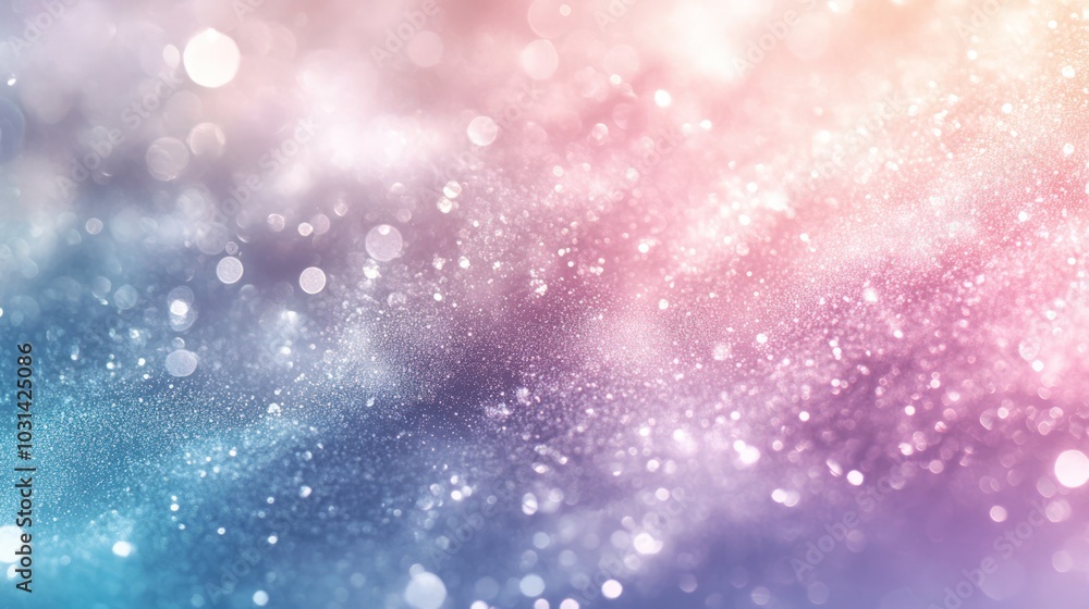 Abstract Glittering Background with Bokeh Effects Abstract Glittering Background with Bokeh Effects