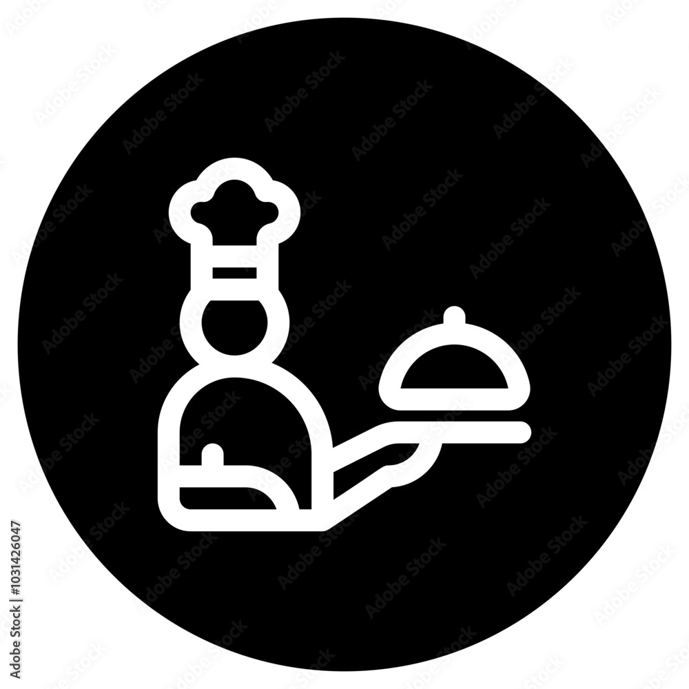 Editable chef, waiter, server vector icon. Food, restaurant. Part of a big icon set family. Perfect for web and app interfaces, presentations, infographics, etc Editable chef, waiter, server vector icon. Food, restaurant. Part of a big icon set family. Perfect for web and app interfaces, presentations, infographics, etc