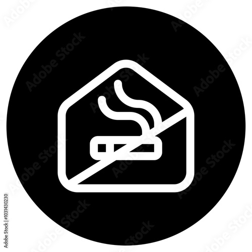 Editable no smoking room vector icon. Part of a big icon set family. Perfect for web and app interfaces, presentations, infographics, etc
