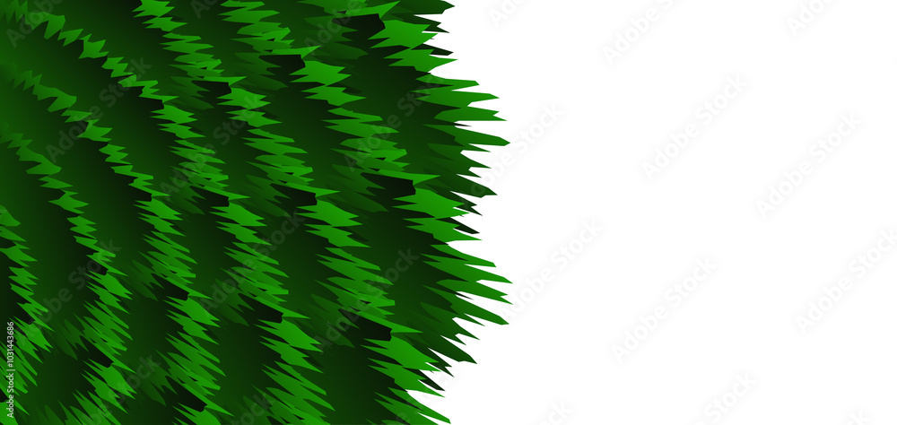 green abstract shape with gradient green abstract shape with gradient