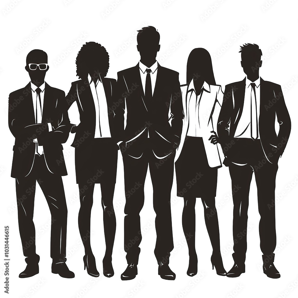 silhouettes of people silhouettes of people