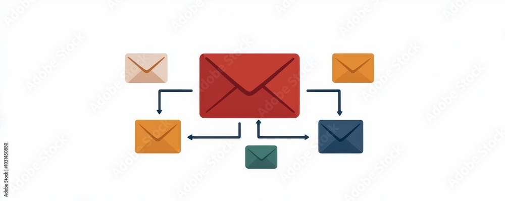 Email marketing automation diagram, showing a stepbystep breakdown of ...