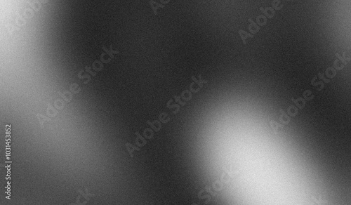 Gray black monochrome abstract soft color flow noise texture backdrop design, grainy gradient glowing, bright, shine, noisy, vibrant poster or banner, copy space