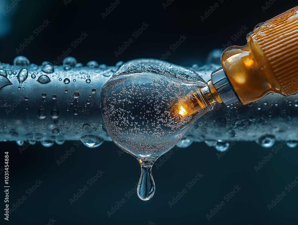 Illustration of water flow testing in pipes using a tester Illustration of water flow testing in pipes using a tester