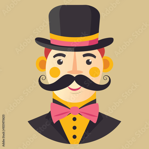 funny cartoon illusionist