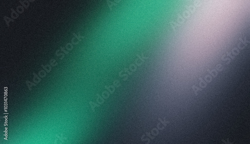 Green purple black gray abstract soft color flow noise texture backdrop design, grainy gradient glowing, bright, shine, noisy, vibrant poster or banner, copy space