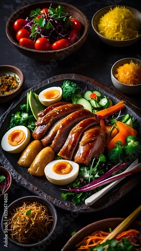 Wallpaper Mural Chinese traditional dish roasted crispy Peking Duck served Torontodigital.ca