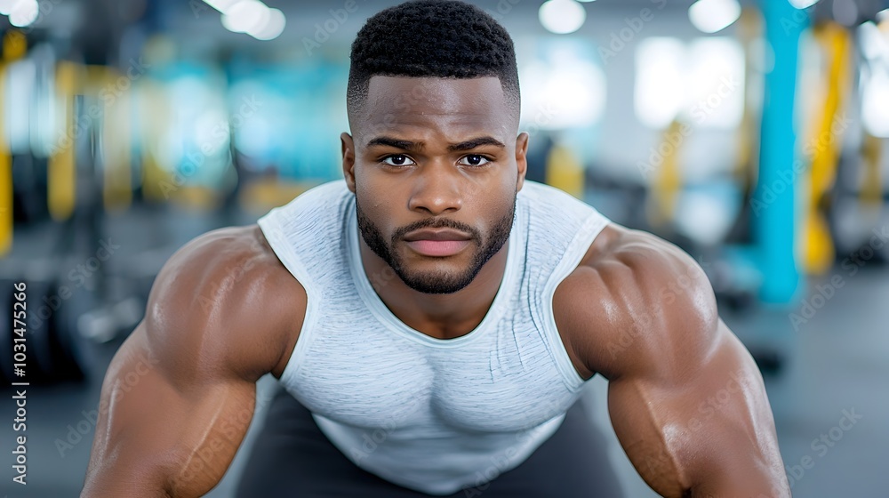 Determined fitness enthusiast intensely focused on proper form and technique while performing a heavy deadlift exercise with a barbell in a modern well equipped gym setting Determined fitness enthusiast intensely focused on proper form and technique while performing a heavy deadlift exercise with a barbell in a modern well equipped gym setting