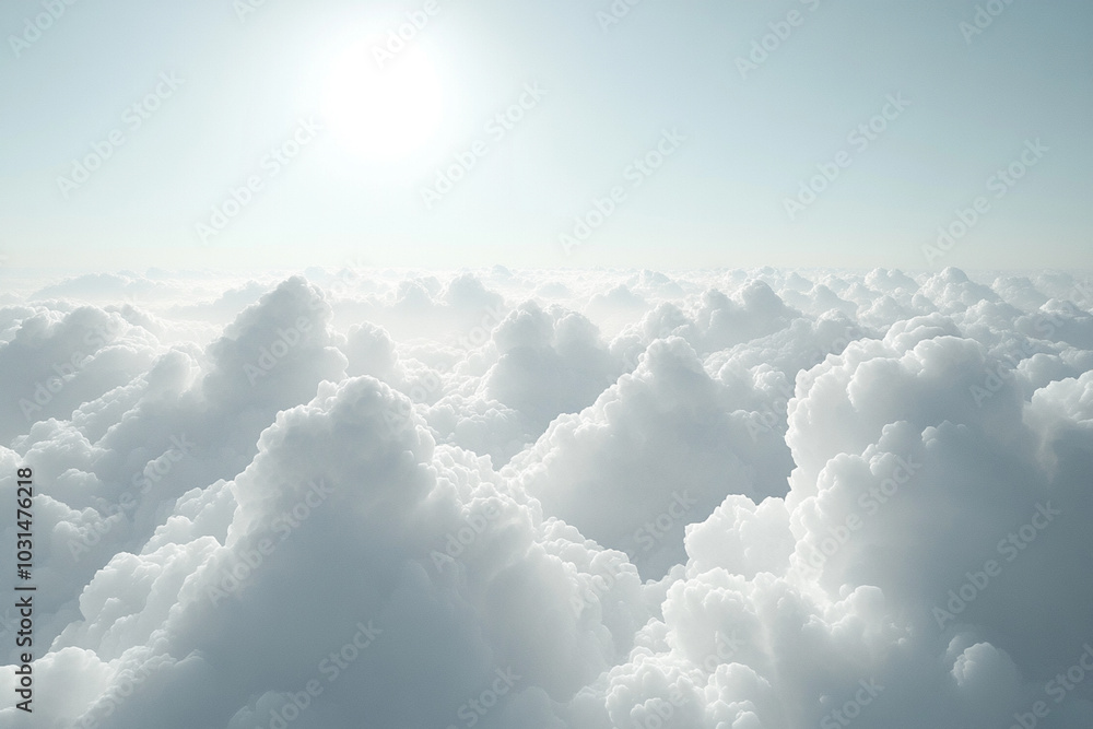 Aerial view of the soft white cloud under the soft sunlight that can be used as a PowerPoint background Aerial view of the soft white cloud under the soft sunlight that can be used as a PowerPoint background