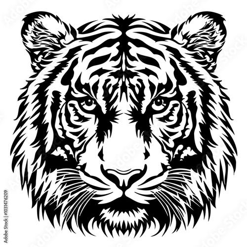 Stylized Tiger photo