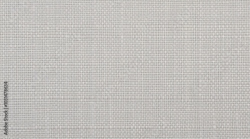 close up view of a gray textured fabric background features a grid like pattern with intersecting horizontal and vertical lines, creating a subtle checkered effect