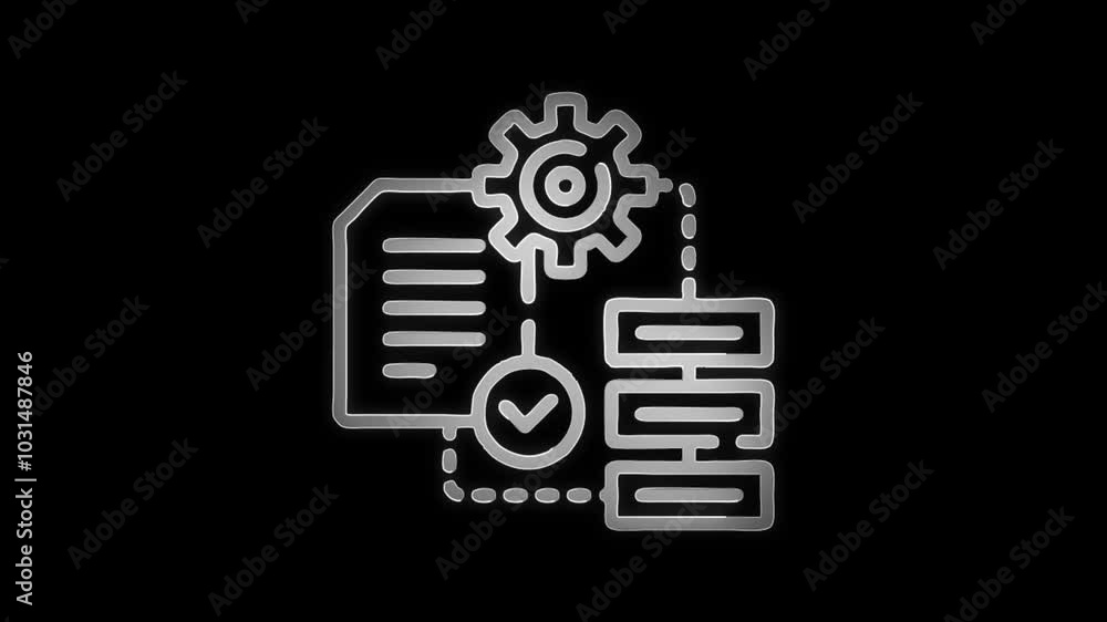 Business Process icon line vector . Business Process icon line vector .