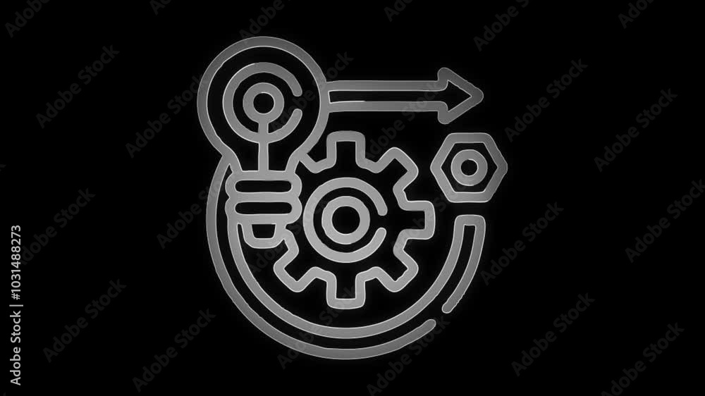 Work flow Management icon line vector . Work flow Management icon line vector .