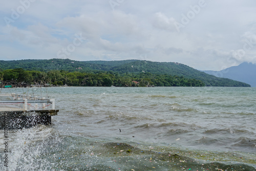 Taal Lake, Philippines near Lipa City Batangas Philippines