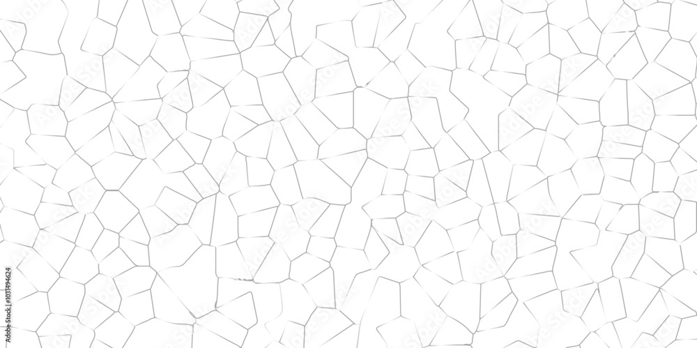 Abstract white broken stained glass background design with gray line. geometric polygonal background with different figures. low poly crystal mosaic background. triangle background pattern shape. Abstract white broken stained glass background design with gray line. geometric polygonal background with different figures. low poly crystal mosaic background. triangle background pattern shape.