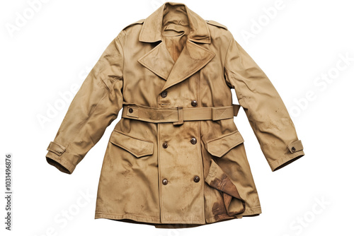 Trench Coat, isolated on transparent background