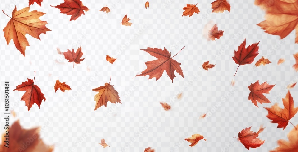 Falling Autumn Leaves Falling Autumn Leaves