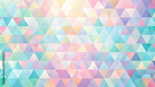 Wallpaper Mural Pastel geometric abstract background with soft triangular shape pattern Torontodigital.ca
