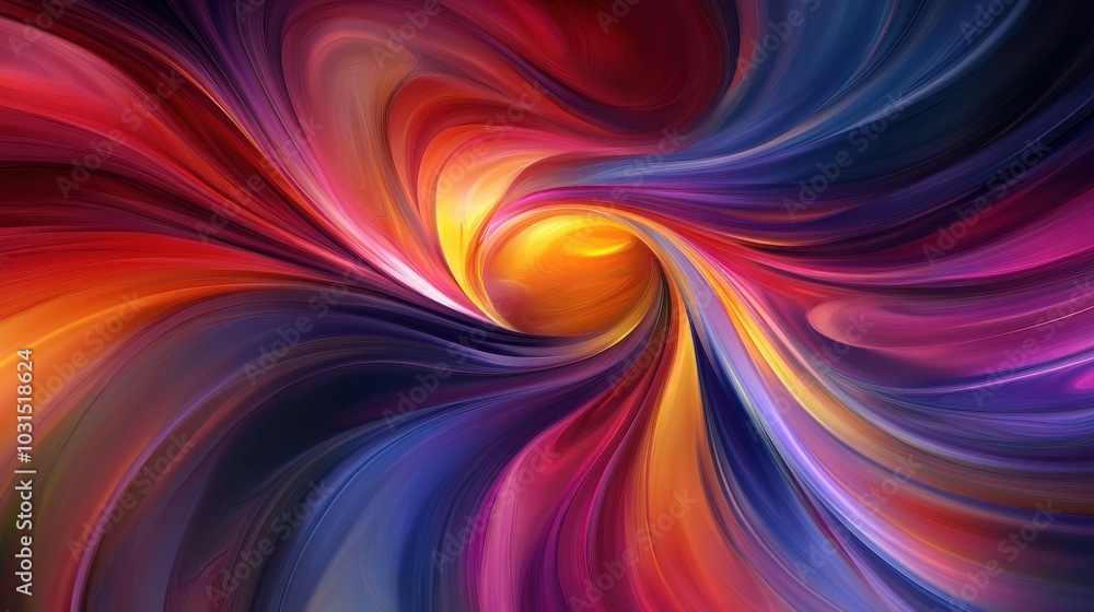 custom made wallpaper toronto digitalAbstract Swirling Colorful Background, Vibrant Hues and Artistic Design, Digital Art, Gradient, Digital Painting