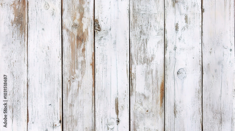 Rustic White Wooden Plank Texture Background Rustic White Wooden Plank Texture Background