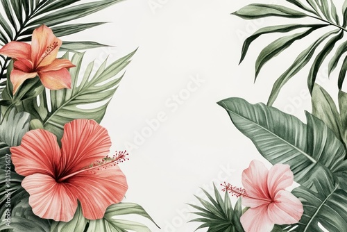 Tropical Floral Illustration