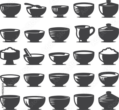 set of bowls