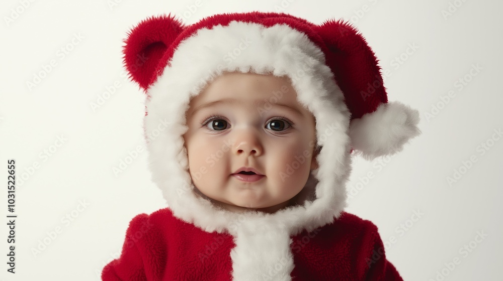 photo of lovely kid for christmas, isolated on white background photo of lovely kid for christmas, isolated on white background