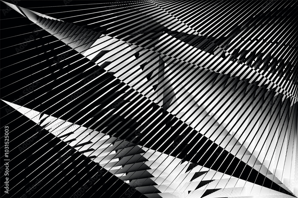 op art halftone lines background, geometric dynamic pattern, vector modern design texture