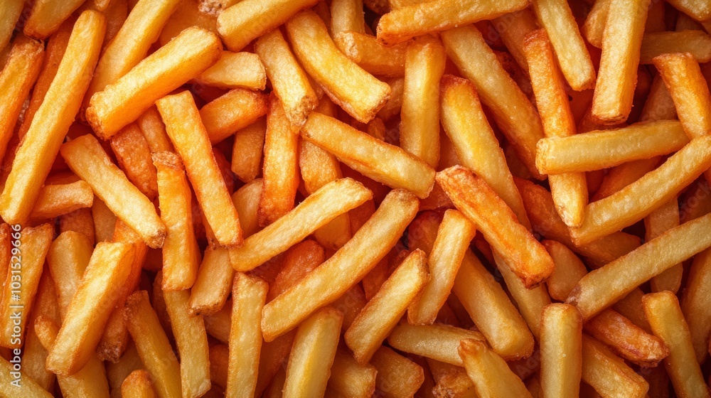 Irresistible Crispy Golden French Fries Deliciously Seasoned Snack with Herbs and Ketchup - Perfectly Cooked Comfort Food Photography Irresistible Crispy Golden French Fries Deliciously Seasoned Snack with Herbs and Ketchup - Perfectly Cooked Comfort Food Photography