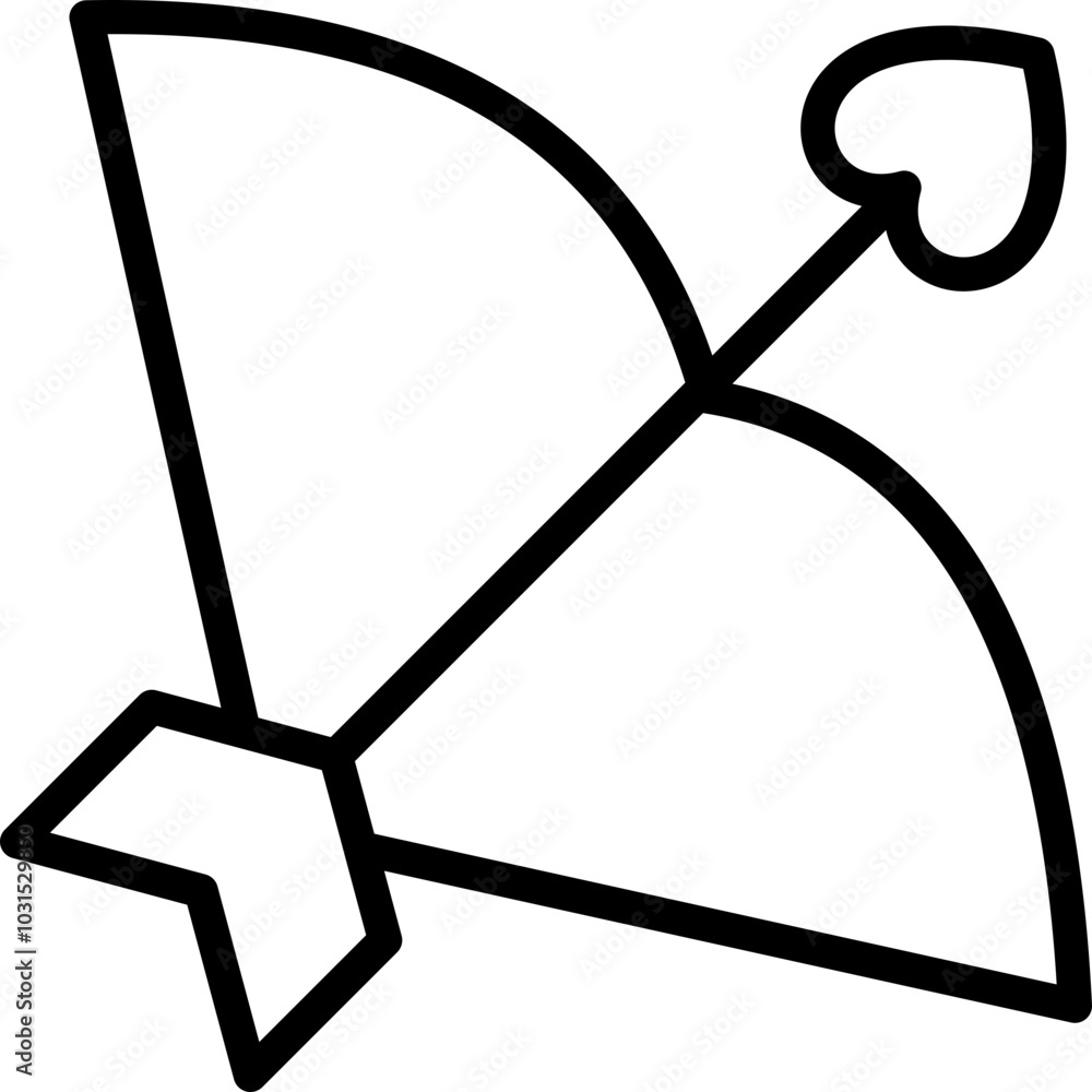 Cupid Bow Icon Cupid Bow Icon